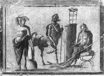 Apollo, Chiron and Aesculapius, from Pompeii